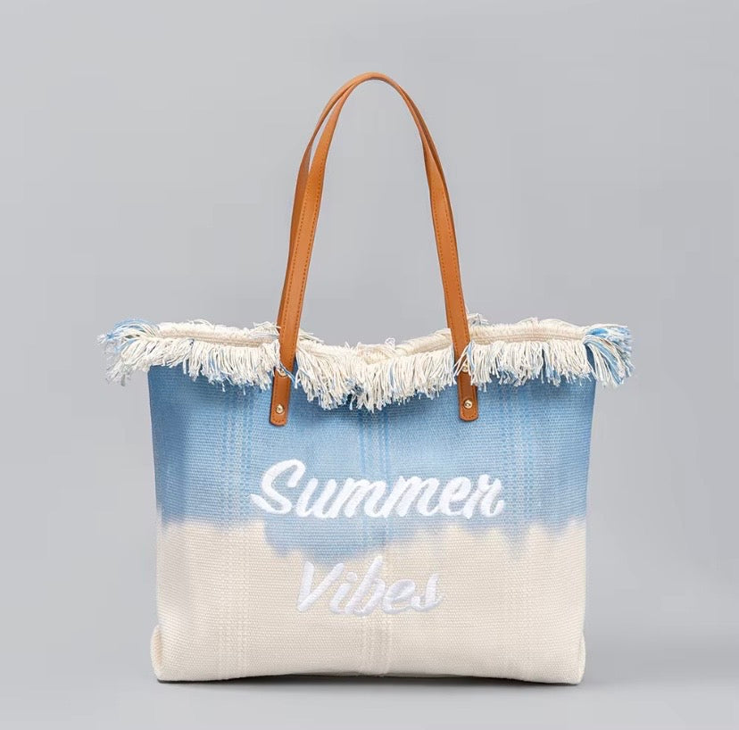 Tote Bag Summer Vibes à Franges – 6 Coloris