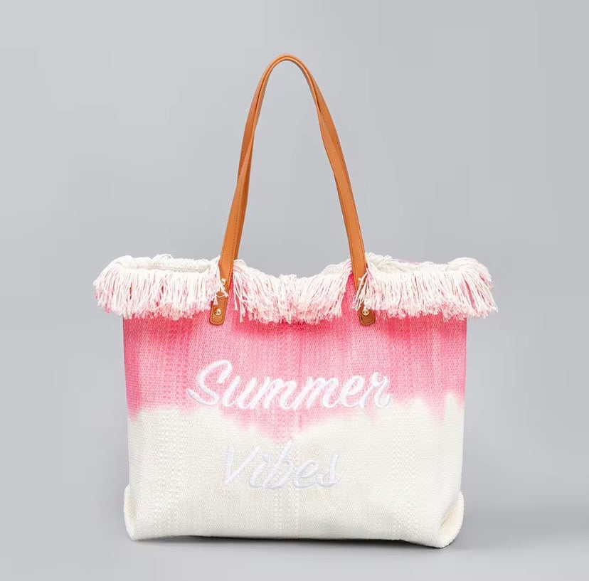 Tote Bag Summer Vibes à Franges – 6 Coloris