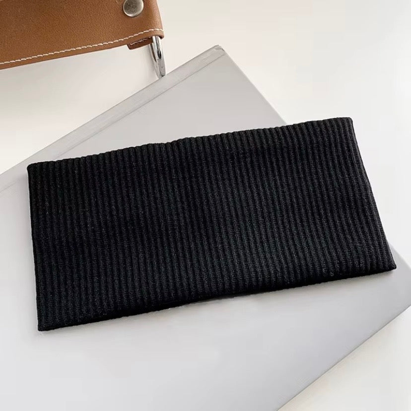 Bandeau Hijab Côtelé – 6 Coloris