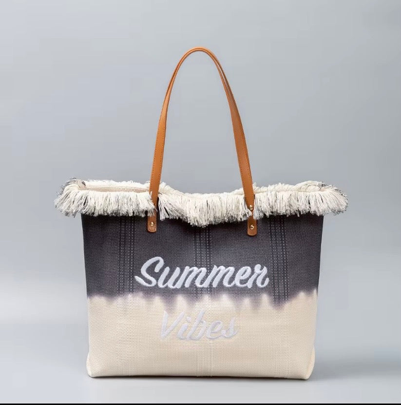 Tote Bag Summer Vibes à Franges – 6 Coloris