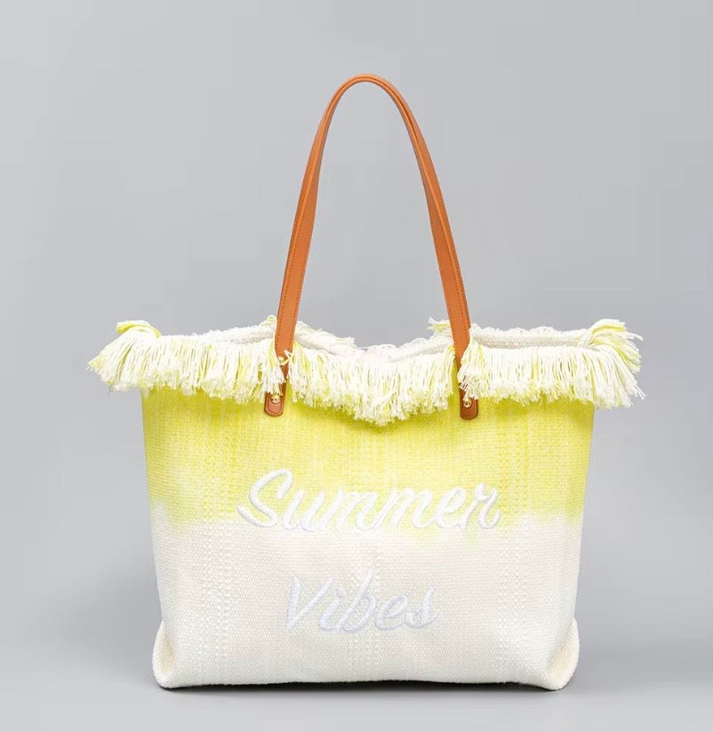 Tote Bag Summer Vibes à Franges – 6 Coloris