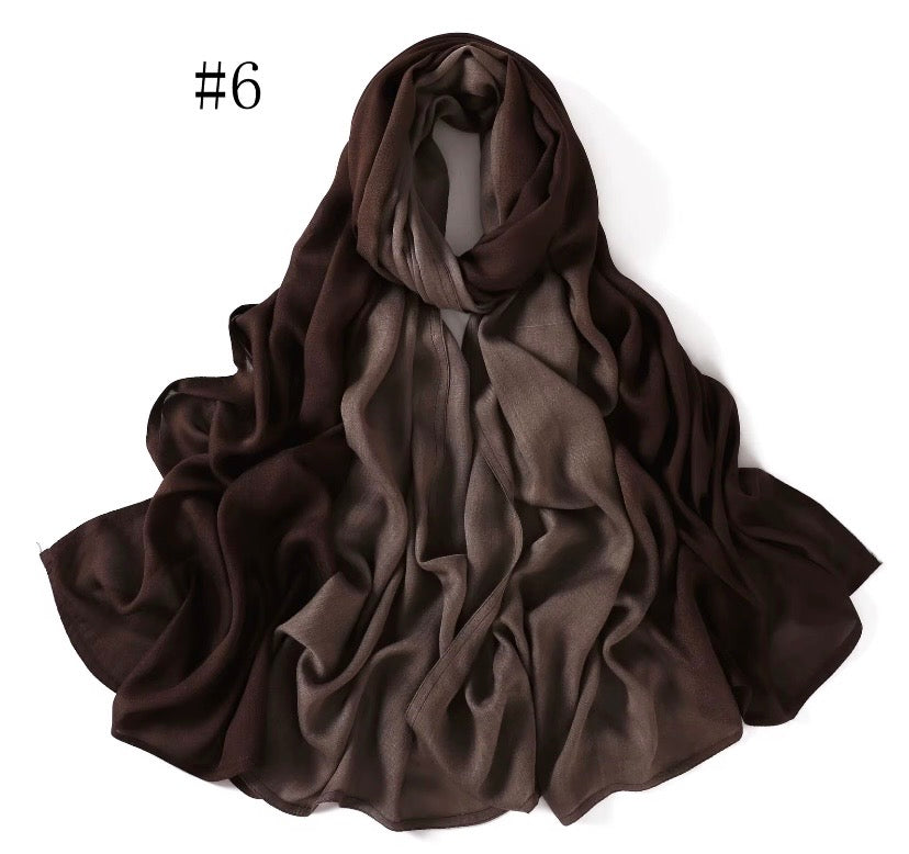 Voile Modale Dégradé Bicolore