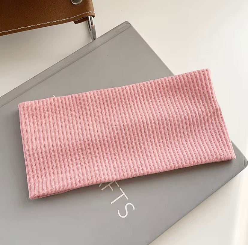 Bandeau Hijab Côtelé – 6 Coloris