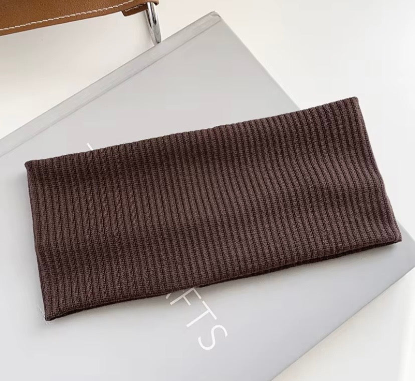 Bandeau Hijab Côtelé – 6 Coloris