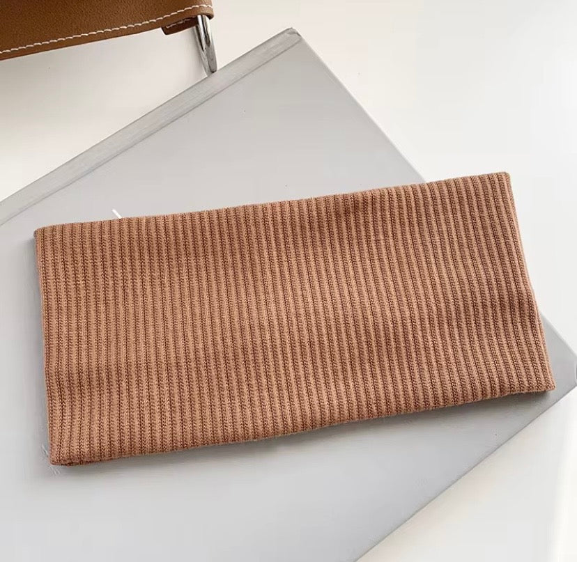 Bandeau Hijab Côtelé – 6 Coloris