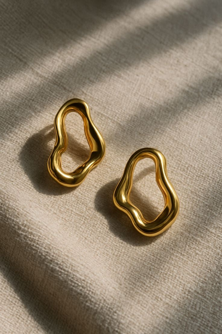 Keyna — Boucles d'Oreilles Plaqué Premium