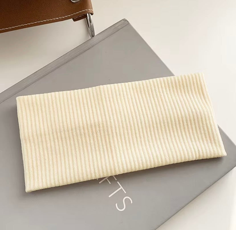Bandeau Hijab Côtelé – 6 Coloris