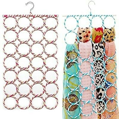 Porte-foulards à anneaux tressés –
