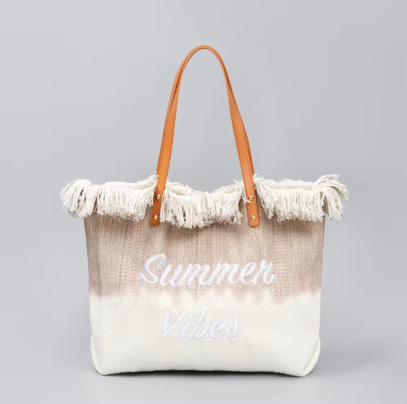 Tote Bag Summer Vibes à Franges – 6 Coloris