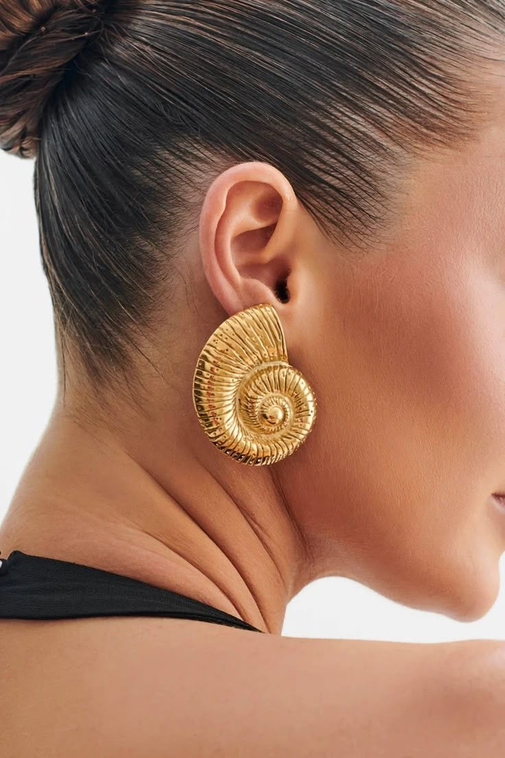 Yama — Boucles d'Oreilles Plaqué Premium