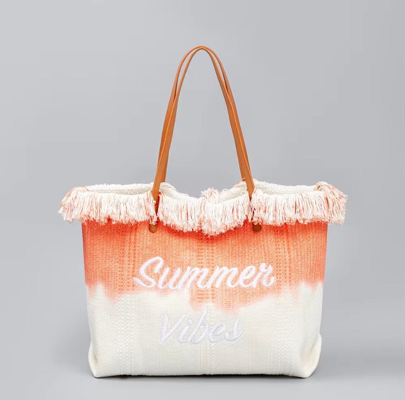 Tote Bag Summer Vibes à Franges – 6 Coloris
